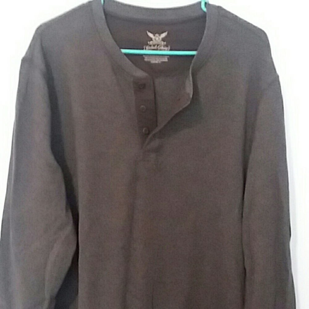 Mens Long Sleeve Knit Shirt
